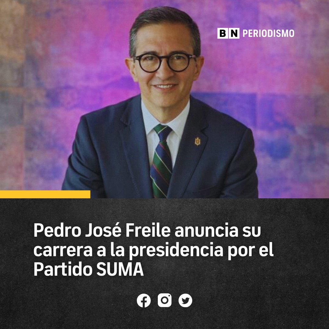 Pedro Freile anuncia su candidatura