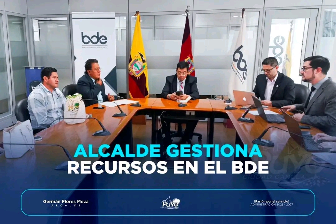 Alcalde de Pastaza Gestiona Recursos