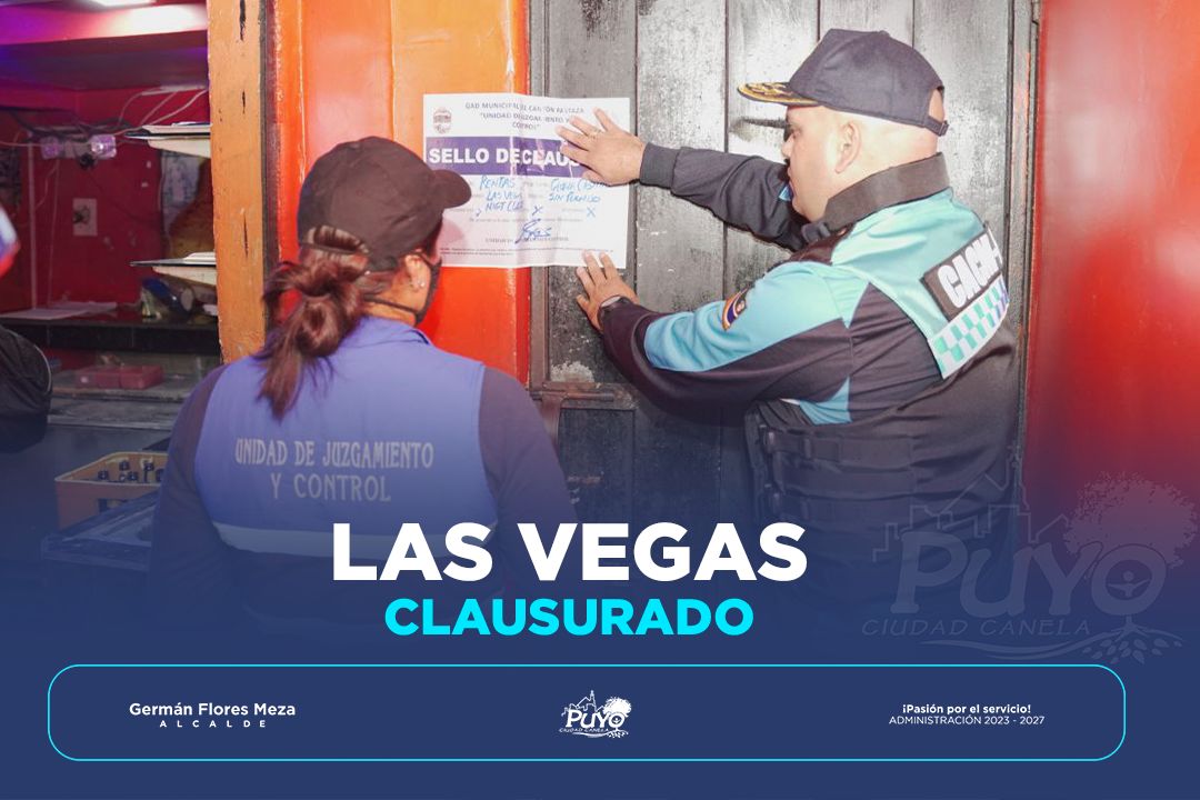 La vegas clausurado