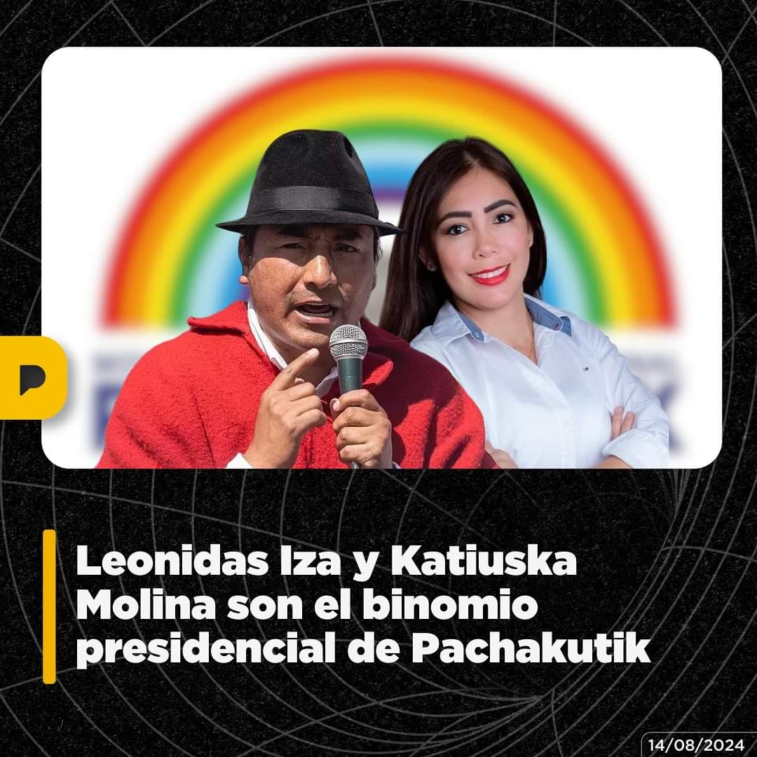 Pachakutik ya tiene su binomio Presidencial