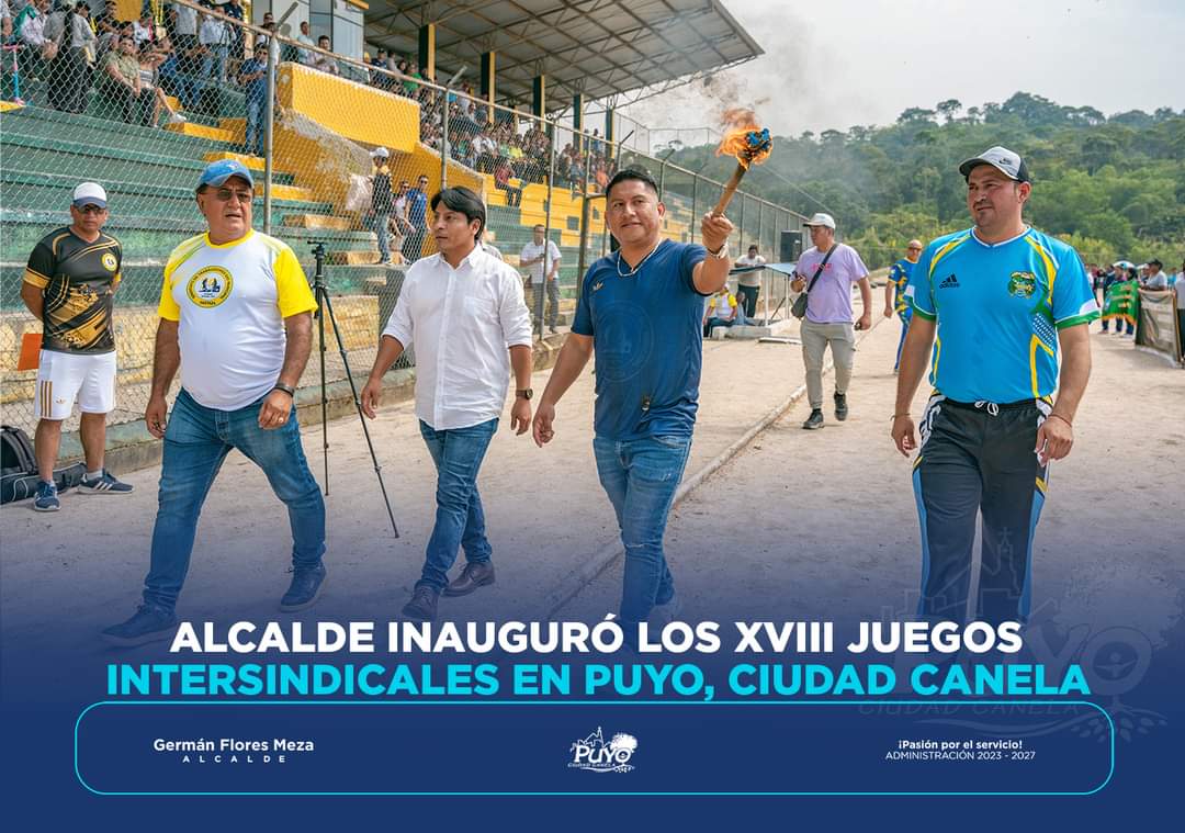 Alcalde Flores inauguró Juegos Intersindicales