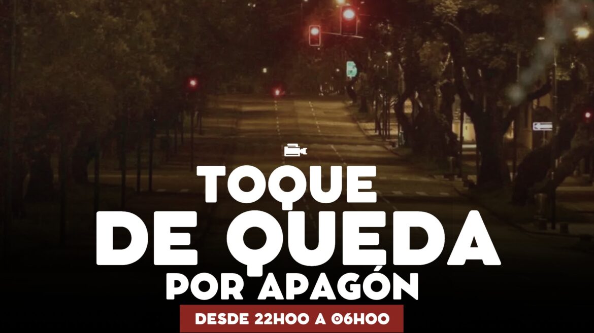 Toque de queda en el apagón .