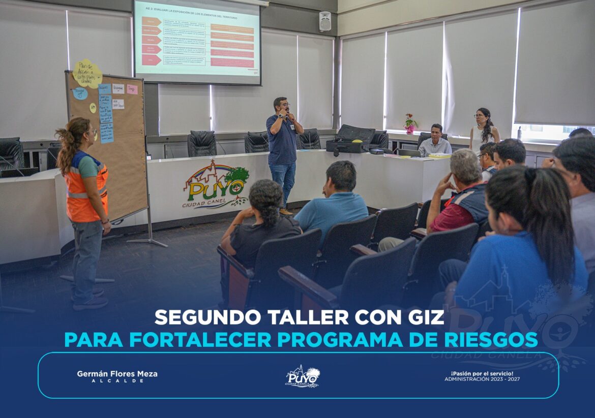 SEGUNDO TALLER CON GIZ PARA FORTALECER PROGRAMA DE RIESGOS