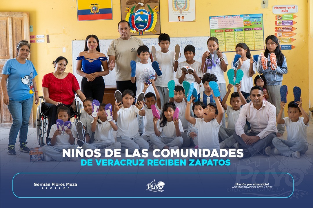 NIÑOS DE LAS COMUNIDADES DE VERACRUZ RECIBEN ZAPATOS