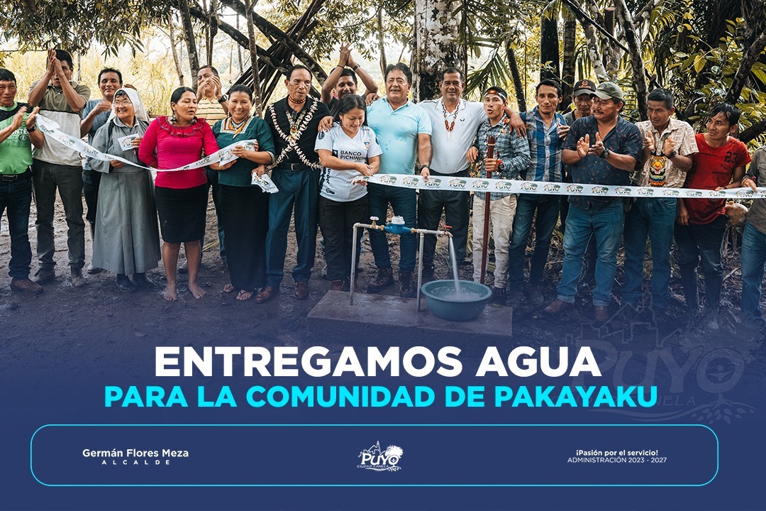 ENTREGAMOS AGUA PARA LA COMUNIDAD PAKAYAKU