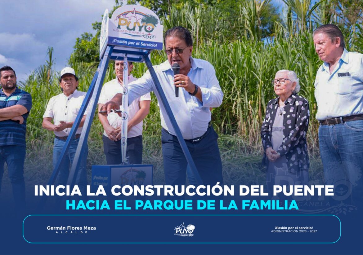 INICIA LA CONSTRUCCIÓN DEL PUENTE HACIA EL PARQUE DE LA FAMILIA